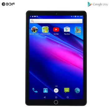 Nový 10.1 palcový Tablet Pc Android 7.0 Quad Core 3G Telefon Hovor Tvrzené Sklo WiFi, Bluetooth Google Play Tablet