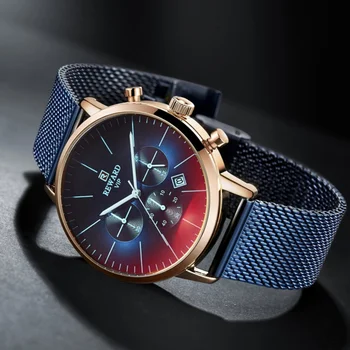 ODMĚNA Luxusní Pánské Hodinky Hodinky Mužské Quartz VIP Kreativní Vodotěsné Pánské Wist Značka hodinek z Nerezové Oceli Obchodní Hodiny