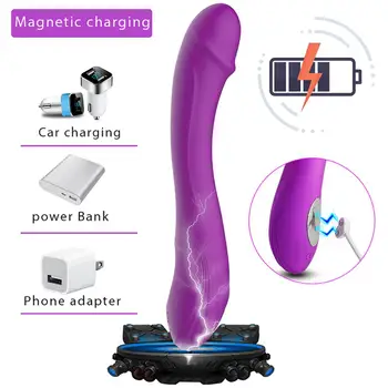 OLO Ženy USB Magnetický Nabíjecí 10 Režimy G Spot Stimulátor Vibrátor Dospělý Sex Hračka Robertek Vibrátor pro Ženy, Ženské Masturbace