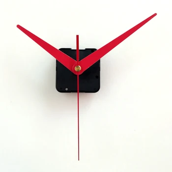 Ostar Tichý Pohyb Plast quartz hodiny mechanismus s 04083# červené ruce Hodiny Příslušenství Quartz DIY Hodiny soupravy F333