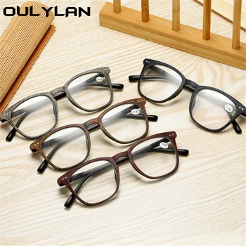 Oulylan Dřeva Brýle na Čtení pro Ženy, Muži Módní Presbyopie Presbyopickém Brýle Mužské Feamle Dioptrie + 1.5 2.5 3.5 4.0