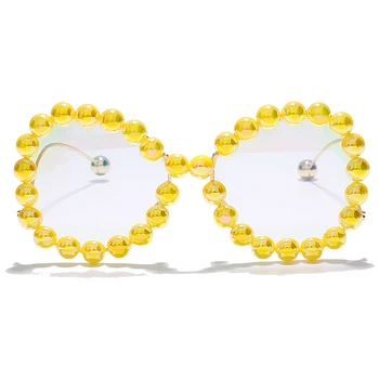Pearl Cat Eye Sluneční Brýle, Ženy 2020 Elegantní Oválný Vintage Sluneční Brýle Muži Luxusní Značky Značkové Kolo Retro Sluneční Brýle Brýle