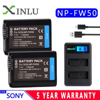 PING 1130mAh NP FW50 fw50 Baterie Fotoaparátu LCD USB Nabíječka+ Pro Sony NP-FW50 Alfa a6500 a6300 a5000 a6000 a3000 NEX-3 a7R