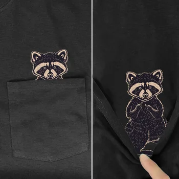 PLstar Vesmíru Tričko letní kapsička Kouření Panda v tištěné t-shirt muži ženy košile topy vtipné bavlny černá trička