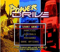 Power Drive 16 bit MD Karetní Hra Pro 16-bitový Sega MegaDrive Genesis herní konzole