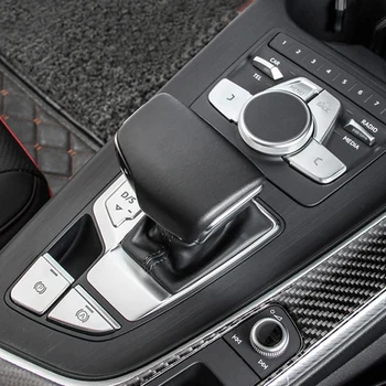 Pro Audi A5 A4 B9 2017 2018 Abs Chrom Řadicí Panel Kryt Dekorace Čalounění Interiéru, Auto Příslušenství