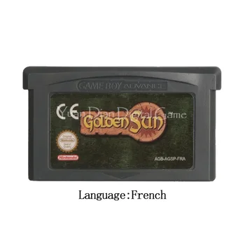 Pro Nintendo GBA Video Herní Kazety Konzole Karty Golden Sun francouzský Jazyk EU Verze