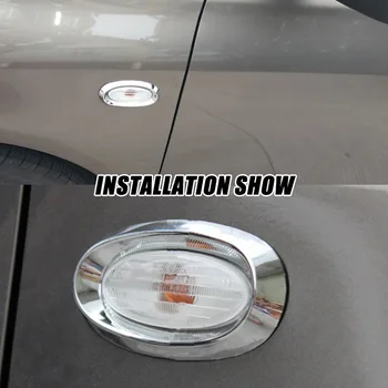 Pro Nissan Qashqai Dualis 2010 2011 2012 2013 Chrom Boční Světlo Směrovka Lampa Kryt Čalounění Car Styling Kit Nálepka Příslušenství
