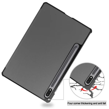 Pro Samsung Galaxy Tab S7 Případě SM-T870 SM-T875 2020 Funda Magnetický Stojan Kryt pro Tablet Samsung Tab S7 Pouzdro Coque + Pero