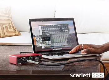 Propagace Focusrite Scarlett Solo 3rd gen 2 vstup 2 výstup USB audio rozhraní, zvuková karta profesionální Mikrofon pro nahrávání