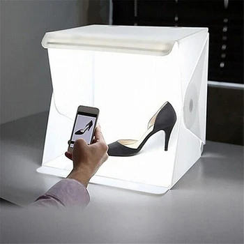 Přenosný Light Box Kreativní Skládací Krabice Studio fotit LED Malé Fotografické Studio LED Photo Booth Natáčení Box