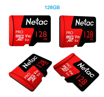 Původní Netac P500 Pro 64GB Micro SD Kartu 128 gb TF Karta U3 V30 Počítačové Video Karty Až do 100MB/s Paměťové Karty
