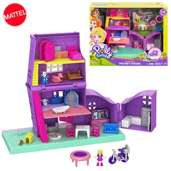 Původní Polly Pocket Mini Box Krásný Obchod Narozeninovou Párty Mini Svět Dítě Hračky Dívky Dárek Doll Příslušenství, Juguetes