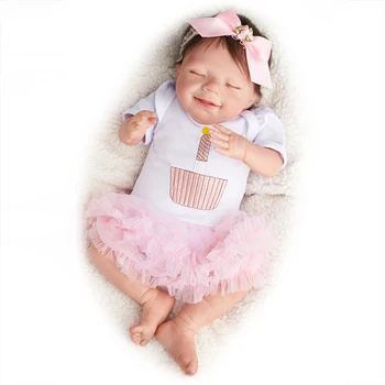 RBG 51-56 cm Reborn Baby Doll Oblečení 20-22 Palců Roztomilé Dítě Panenka Šaty Šaty Romper
