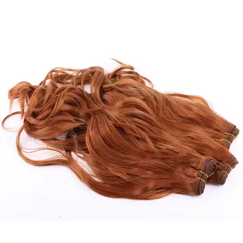 REYNA Čisté Zvlněná Vlákno syntetické vlasy rozšíření weave tepelně odolné Vlasy svazky