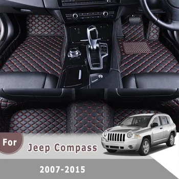 RHD Koberce Pro Jeep Compass 2013 2012 2011 2010 2009 2008 2007 Auto Podlahové Rohože, Auto Vnitřní Kryt Příslušenství Styling