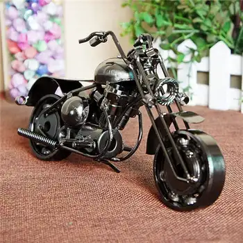 Ručně vyrobený kovový kovový kroužek železa dekorace proces estetické oblouku motocykl kovový kroužek socha Velikonoce