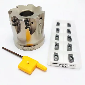 Rychle-feed milling cutter EXN03R 50-22 8T Rychle-krmiva frézy držák pro LNMU0303ZER vložky vysokorychlostní fréza EXN03
