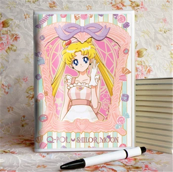 Sailor Moon Notebook Papírnictví Knihy Student Přepis A5 Plastové Pouzdro Denní Vědomí, Cosplay, PROTOŽE Notebook Anime pro Dospělé Milovníky
