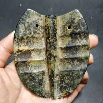 Sbírka Starých Artefaktů z Tortoise Shell od Věštec Kosti Nápisy s Magneticky Absorbující Černé Železné Meteorit