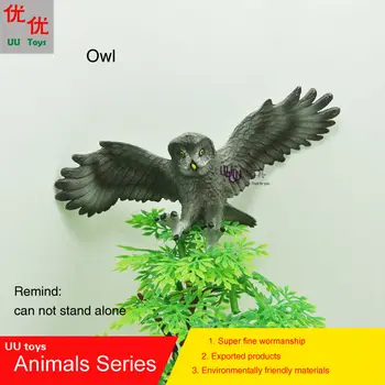 Sexy hračky:Sova Pták simulační model, Zvířata, děti, hračky, děti, vzdělávací rekvizity