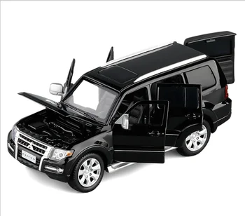 Simulace 1: 32 Pajero V97 SUV šest dveří, zvuk, světla, řízení, tlumiče model, hračka, auto, děti, dárek k narozeninám