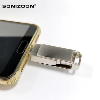 SONIZOON TPYEC USB3.1 OTG Flash Disk Typ-C 16GB Držet 3.0 flash disk pro Zařízení