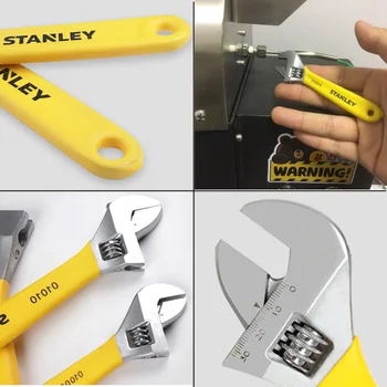 Stanley americké značky matice nastavitelný klíč univerzální mini malý velký klíč klíč nastavitelný upínací čelisti opravy nástroj, wrench auto