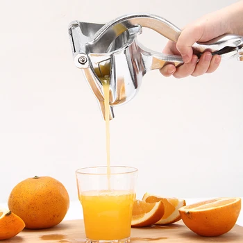 Stříbrný Kovový Ruční Odšťavňovač Lis Na Ovoce Squeezer Šťávy Squeezer Mango Citron Pomeranč Odšťavňovač Domácnosti Multifunkční Odšťavňovač Nástroj