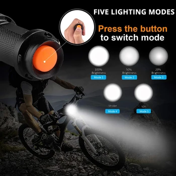 Super Brigh LED Svítilna Zoom L2 Led Lampa Korálek Pochodeň 5 Režim Mini Camping Lampa Vodotěsné Použít 18650 Dobíjecí Baterie