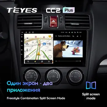 TEANO CC2L CC2 Plus Pro Subaru Forester 4 SJ 2012 - Auto Rádio Multimediální Video Přehrávač, GPS Navigace Android Č. 2din 2 din