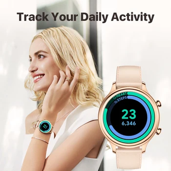 TicWatch C2 Plus Nosit OS Smartwatch 1GB RAM, Vestavěný GPS Fitness Sledování IP68 Vodotěsné Hodinky NFC Google Pay Dámské Hodinky