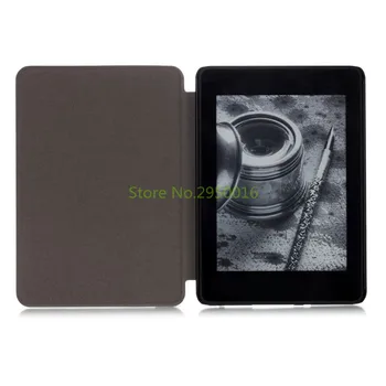 TPU Měkké Pouzdro pro Amazon Kindle Paperwhite 4 Smart Ultra Slim Malby Případě e-Knih Ochranný Kryt s Auto Wake/Sleep C26
