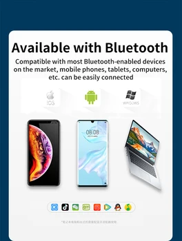 TWS Bluetooth 5.0 Sluchátka 3D hi-fi Stereo Sportovní, Bezdrátová Sluchátka S Duálním Mikrofonem Pro Xiaomi Redmi Pro Čest