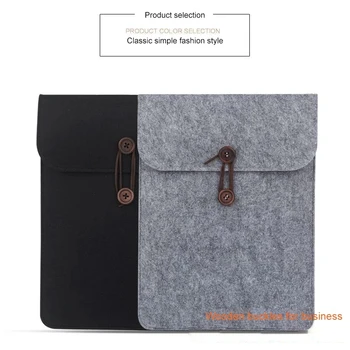 Univerzální Tablet Sleeve Bag pro iPad Air 9.7 10.5 10.2 Vlněné Plsti Pad Pouzdro Kryt pro Samsung Kindle Huawei Tablety