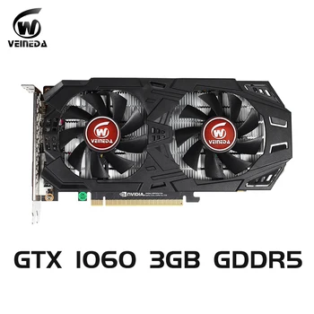 VEINEDA Grafická Karta GTX 1060 3 GB 192Bit GDDR5 GPU grafické Karty PCI-E 3.0 Pro nVIDIA Gefore Série Hry Silnější než GTX 1050Ti
