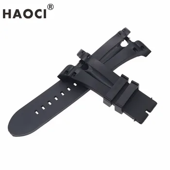 Vysoce kvalitní 35mm silikonové hodinky popruh pro hodinky Invicta černá modrá watchband náramek pásek, pohodlné a nepromokavé