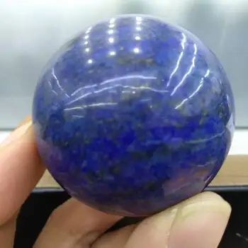 VYŘEZÁVANÉ - (1) LAPIS LAZULI 50mm Crystal Ball (Koule) s Popisem - Léčení