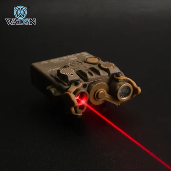 WADSN Taktické DBAL-A2 Červené, Zelené Laserové Bílé Světlo & Blesk Ne IR Verze Lovecké Pušky Zaměření Laserovým Zaměřovačem Plastu s QD Mount
