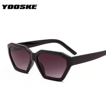 YOOSKE Vintage Polygon 90. let sluneční Brýle, Luxusní Značkové Gradient Odstíny Černé Sluneční Brýle, Ženy, Retro, Klasické Brýle, UV400 Zrcadlo