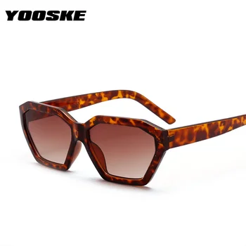 YOOSKE Vintage Polygon 90. let sluneční Brýle, Luxusní Značkové Gradient Odstíny Černé Sluneční Brýle, Ženy, Retro, Klasické Brýle, UV400 Zrcadlo