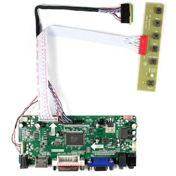 Yqwsyxl Control Board Monitor Kit pro B140XTN02.8 B140XTN02.5 HW0A HDMI+DVI+VGA LCD LED screen Controller Board Řidiče