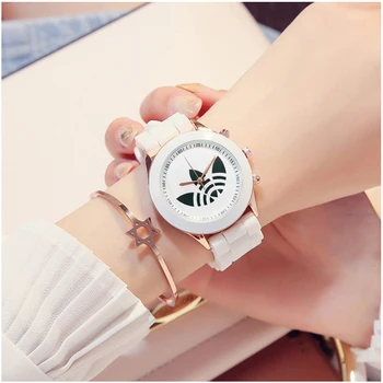 Ženy Hodinky Krém Candy Barva náramkové Hodinky Korean Silikonové Jelly Hodinky Reloj Mujer Hodiny Dámy Student hodinky pro ženy hodinky