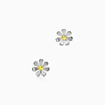 Ženy Kroužek klasické sedm-hvězdičkový beruška s květina a motýl láska kroužek S925 Sterling silver šperky luxusní značky dárek